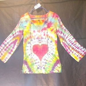 Womens Small Custom Tie Design Heart